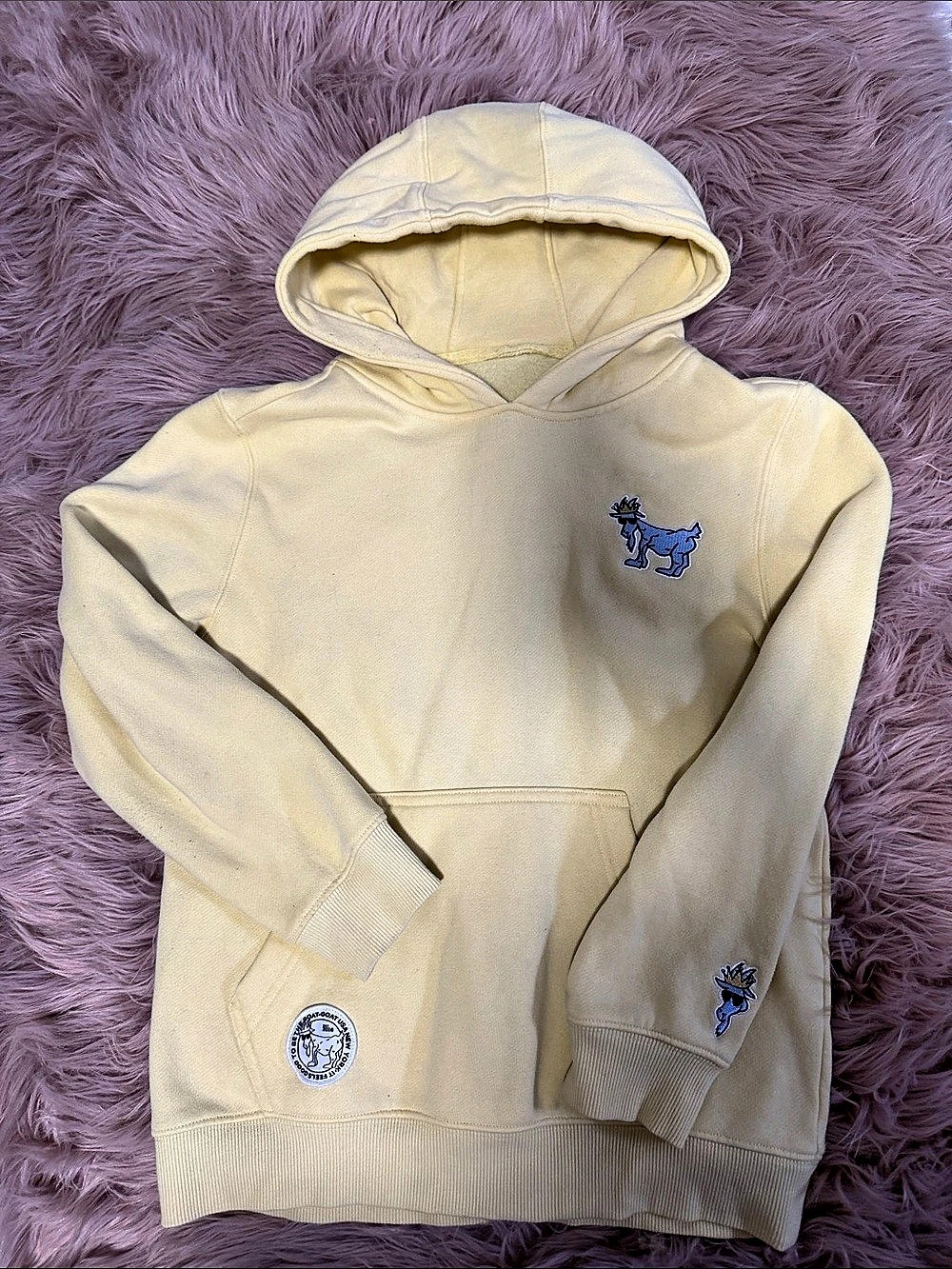GOAT USA OG Hooded Sweatshirt Kids Hoodie Yellow